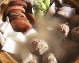 かぶを丸ごといただく肉団子鍋作り方14写真