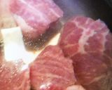 押し麦と牛肉を使った料理です。(ハリム)作り方1写真