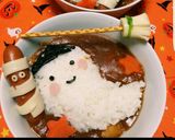 いつものカレーで！簡単ハロウィン(^^)作り方3写真