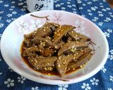 レバーのピリ辛うま煮♪作り方4写真