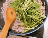 疲労回復♡ひき肉とニラのスタミナ丼!作り方4写真