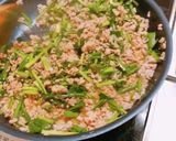 疲労回復♡ひき肉とニラのスタミナ丼!作り方5写真
