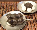 コク旨黄金比率♪　黒ごまだれの串団子❀作り方7写真