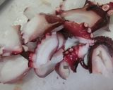 オイルサーデンとタコのスパゲティ作り方6写真