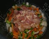 具だくさんで!チキンラーめし作り方1写真