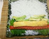 サーモン・まぐろ&アボカドの恵方巻作り方8写真