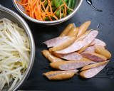 簡単！シャウエッセン焼きうどん作り方1写真