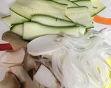 サーモンとエリンギのパクチー蒸し作り方2写真