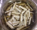 ゴボウと人参とサツマイモのキンピラ作り方1写真