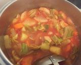 野菜のみ トマトスープ 煮込むだけ 簡単作り方3写真