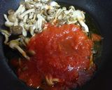 贅沢♪蟹＆しめじ✿トマトクリームパスタ✿作り方4写真
