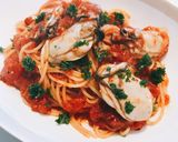 牡蠣のガーリックパスタ作り方9写真