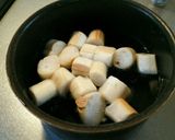 お麩と青梗菜のかき玉あんかけ♪作り方1写真