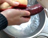 出汁不要のさつま芋×塩昆布の炊き込みご飯作り方4写真