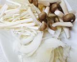 麺つゆで♪きのこの和風ツナおろしスパ作り方1写真