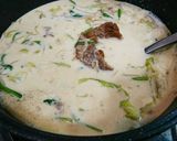 イソフラボンたっぷり！濃厚豆乳味噌スープ作り方4写真