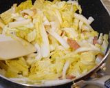 柚子胡椒で★白菜とベーコンの和風グラタン作り方1写真