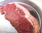 お安い牛肉で柔らか仕上げのビーフステーキ作り方2写真