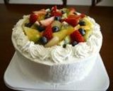 卵2個で作るホール18cmのデコケーキ♪作り方9写真