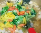 コストコ冷凍温野菜のお味噌汁作り方1写真