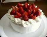 卵2個で作るホール18cmのデコケーキ♪作り方13写真