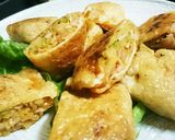 キムチとキャベツのチーズ入り油揚げ焼き作り方7写真