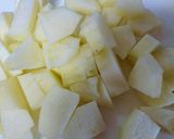 簡単餃子の皮のアップルパイ.*✿作り方1写真