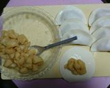 簡単餃子の皮のアップルパイ.*✿作り方4写真