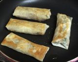 油を敷かずヘルシー♪焼き色きれいな春巻☆作り方3写真