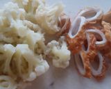 チクワとカリフラワーのカレー炒め作り方1写真