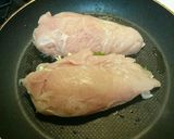 鶏むね肉のしそチーズ焼き作り方5写真