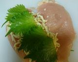 鶏むね肉のしそチーズ焼き作り方4写真
