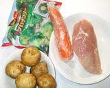 鶏むね肉のクリーム煮♪マヨネーズ＋牛乳で作り方1写真