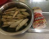 超簡単♫ごぼうの唐揚げ作り方1写真