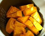 炊飯器で煮くずれナシ☆かぼちゃの甘露煮作り方1写真