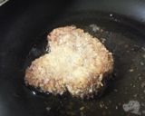 ハンバーグカツチョコソースかけ作り方5写真