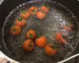 フルーツみたい♪トマトのオレンジ漬け作り方1写真