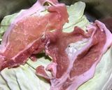 キャベツと豚肉のミルフィーユ（重ね煮）作り方1写真
