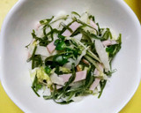 ☆白菜 切り昆布 ハム サラダ作り方3写真