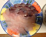 コブダイの刺身作り方2写真