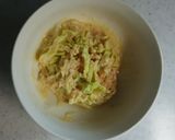 ケトン食 お好み焼き サラダ作り方1写真