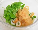 三つ葉とちくわのおろし蕪あえ作り方4写真