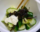 簡単副菜！きゅうりの昆布マヨ和え作り方1写真