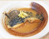 ブリ・サバのみそ煮　白味噌生姜柚子味作り方4写真