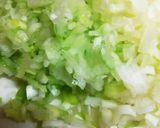 簡単！豚ひき肉とネギDEプリプリ水餃子♪作り方1写真
