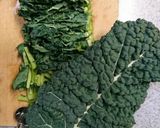 ケールのクミン炒め・朝食作り方1写真
