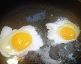 ソースが絶品【目玉焼き煮込みハンバーグ】作り方18写真