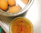 オイル煮の残りで茹で卵のレモンオイル漬け作り方2写真