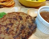 ソースが絶品【目玉焼き煮込みハンバーグ】作り方24写真