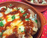 ソースが絶品【目玉焼き煮込みハンバーグ】作り方28写真